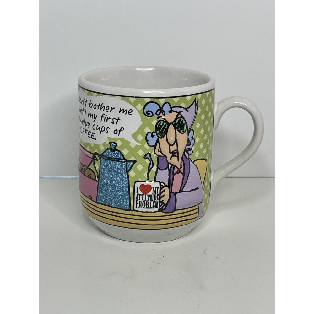 Hallmark Maxine Don't Bother Me Until My‎ 12th Cup Of Coffee Mug Cup